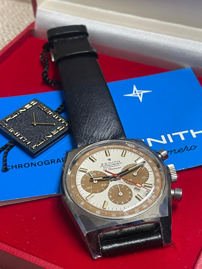 Rare Vintage 1969 Zenith "El Primero" Automatic Chronograph - $60K APR w/ COA!!! APR57