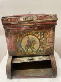 Victorian German Spice Bin, Early 1800s, Sherry Lehmann Piece - $20K APR w/CoA APR57