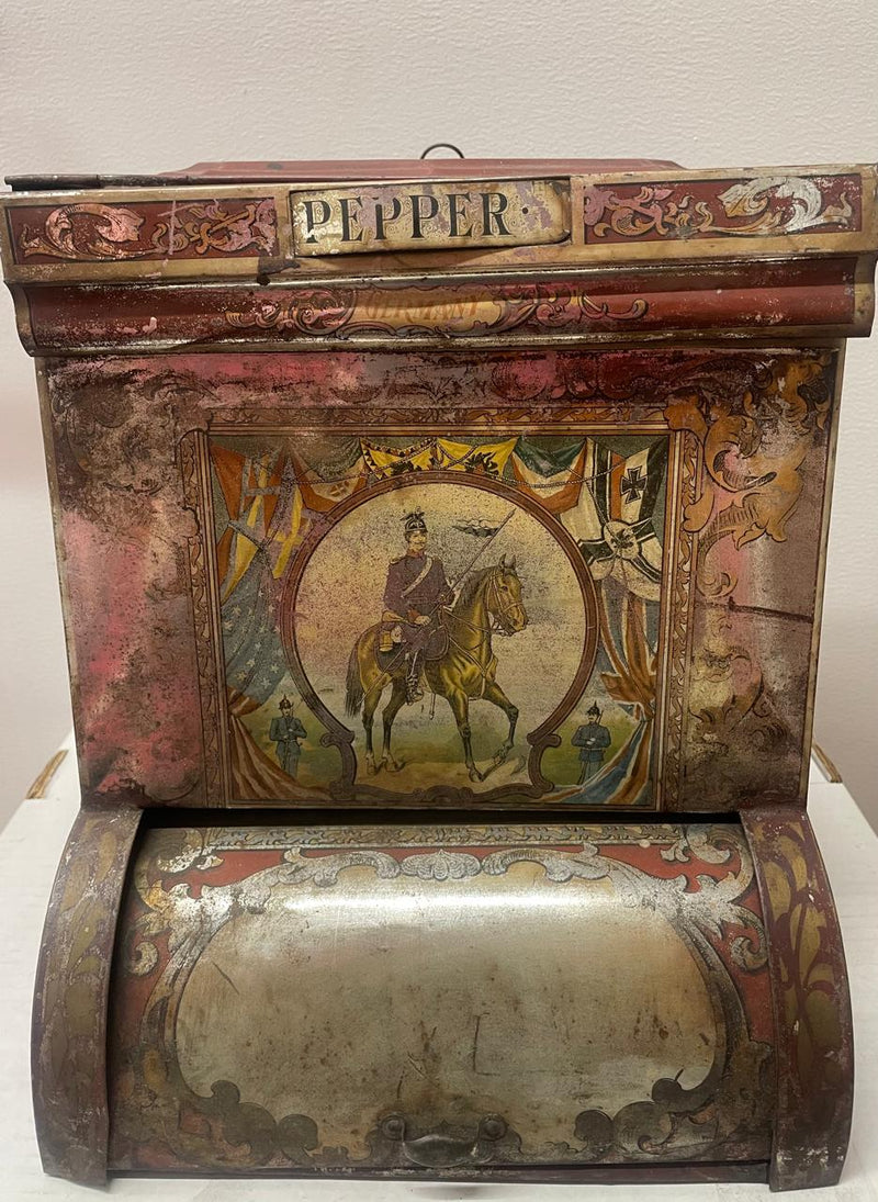 Victorian German Spice Bin, Early 1800s, Sherry Lehmann Piece - $20K APR w/CoA APR57