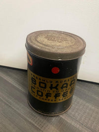 Rare Vintage Bocar Coffee Tin, Hand-PaintRare Vintage Bokar Coffee Tin, Hand-Painted, 1930s Collectible- $2K APR w/CoAed, 1930s Collectible- $2K APR w/CoA Apr57