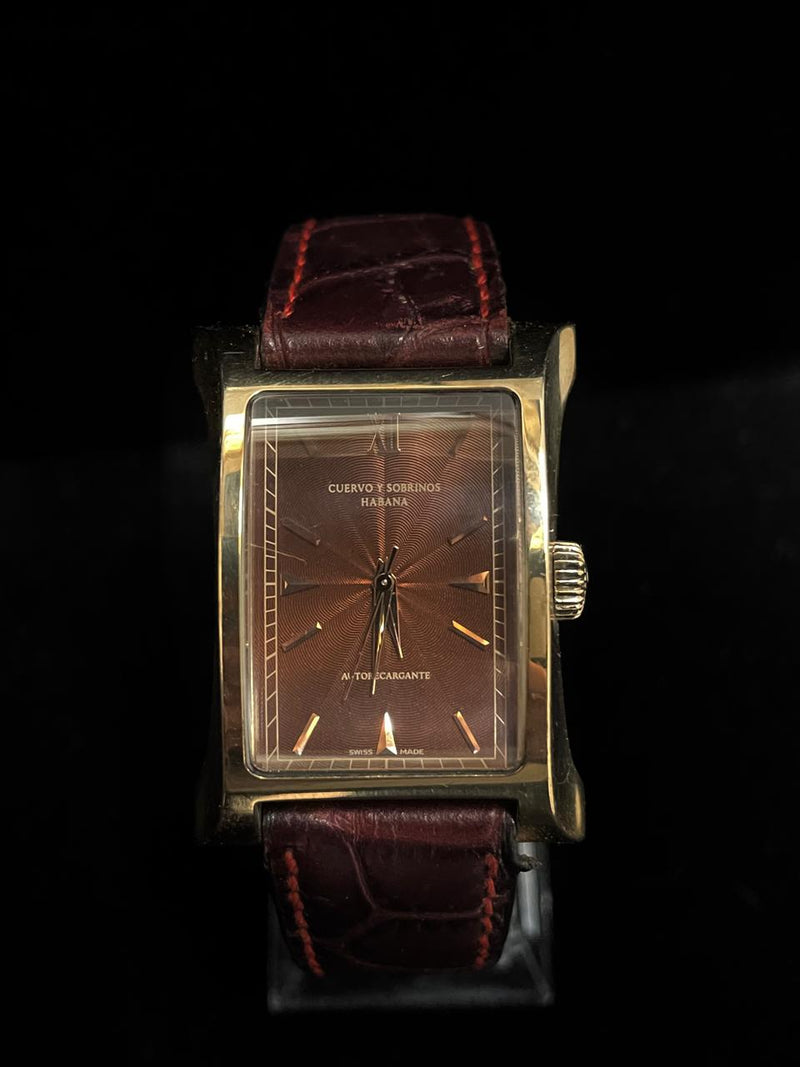 Cuervo y Sobrinos 18K Yellow Gold, Jumbo Watch - Made in Cuba- $60K APR w/ COA!! APR57