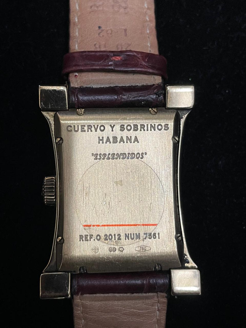 Cuervo y Sobrinos 18K Yellow Gold, Jumbo Watch - Made in Cuba- $60K APR w/ COA!! APR57