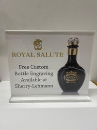 Royal Salute Display Holder from Sherry-Lehmann Wine Company - $3k APR w/CoA!!!! APR57