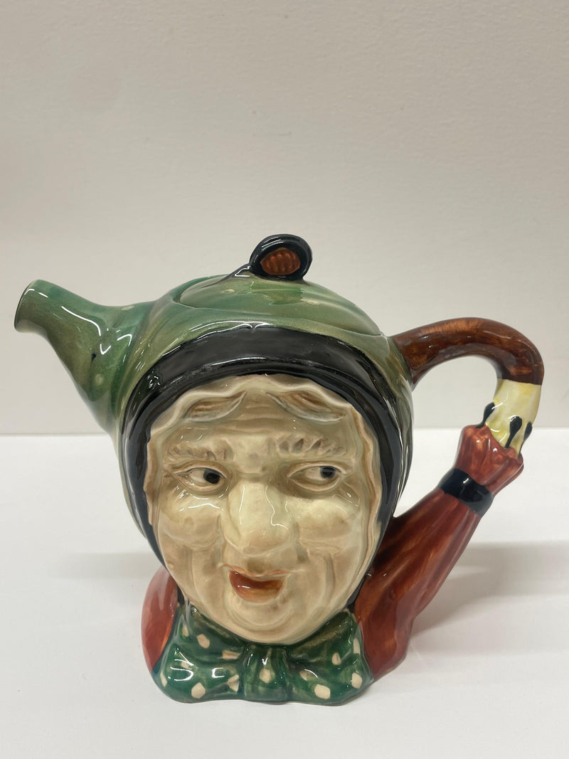 Rare Beswick Sairey Gamp Teapot 1950s, Sherry-Lehmann Collection - $8K APR w/CoA APR57