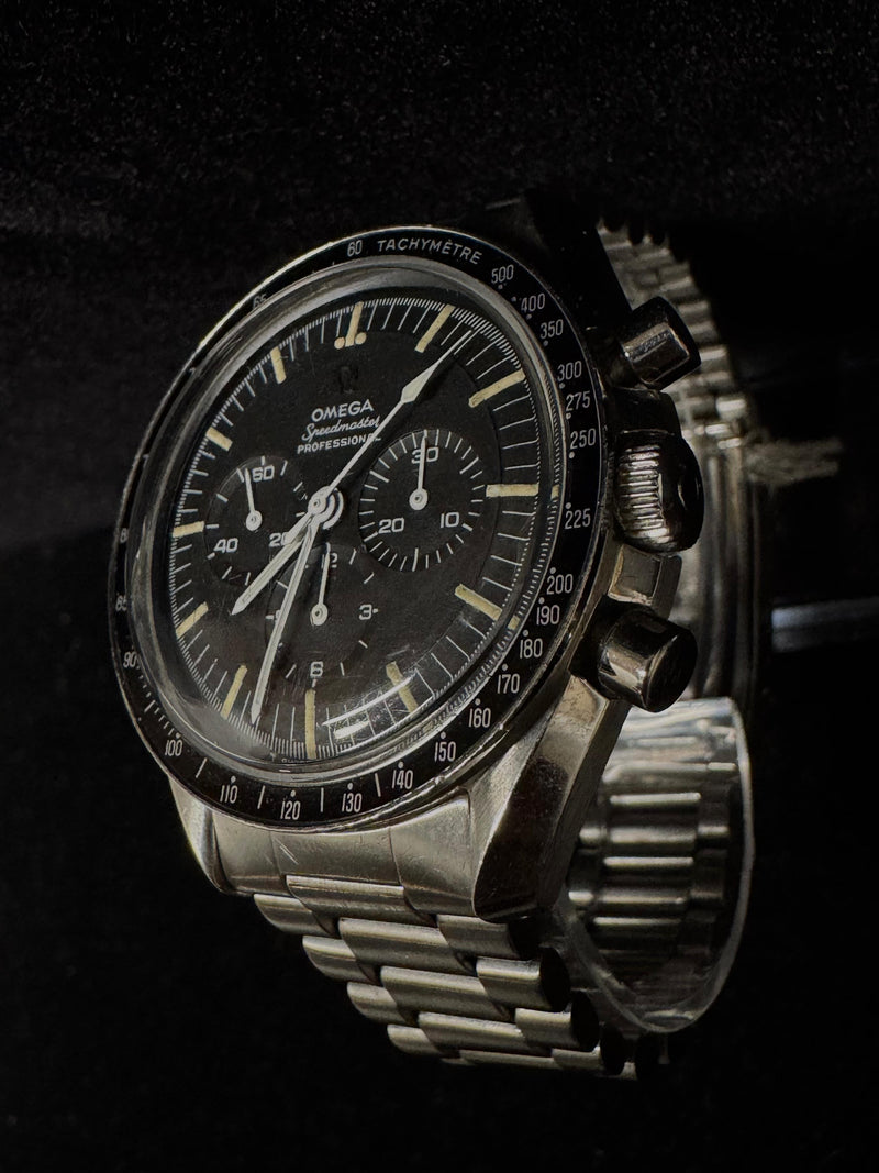 Rare Original Omega Speedmaster Black Inserts 38.8mm - Brand New- $1K APR w/CoA! APR 57