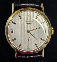 Longines Vintage 1940s Watch, Solid Yellow Gold, Elegant Design- $8K APPRAISAL & CERTIFICATE OF AUTHENTICITY APR57