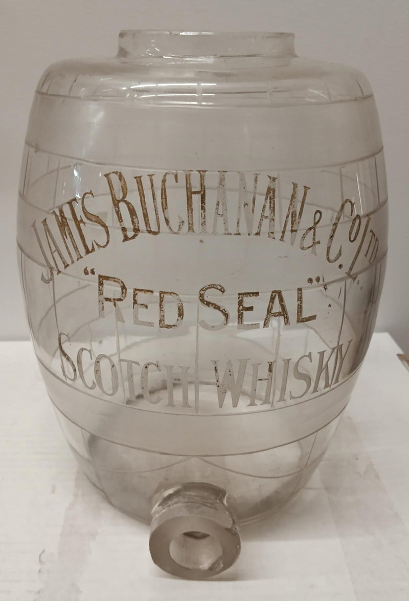 James Buchanan 1884 Crystal Whisky Bottle with Gold Engraving - $30 K APR w/CoA APR57