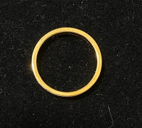 Tiffany 18K Yellow Gold Wedding Band Ring - $3K Appraisal Value w/CoA} APR57