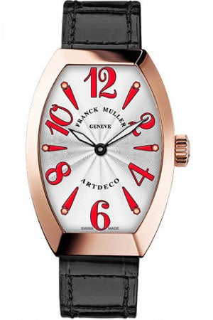 Franck Muller 18K RG 36mm Model 11002 H QZ 5N White Red APR57