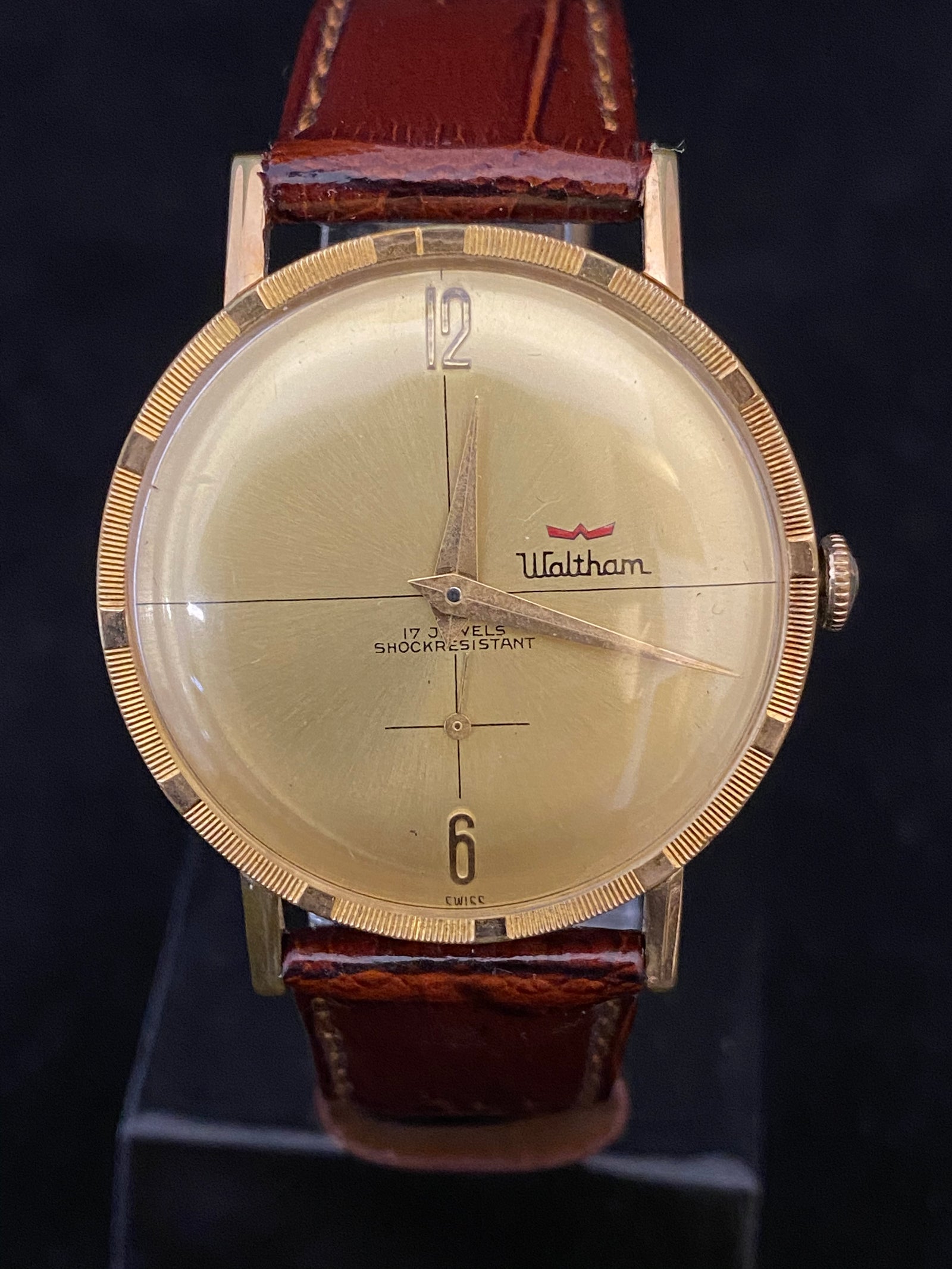 Waltham watch 17 jewels swiss sale