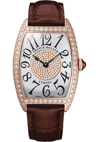 Franck Muller 18K RG Model 7502 QZ D 1P 5N WHITE BROWN APR57