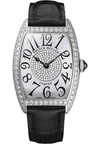 Franck Muller 18K WG Model 1752 QZ D 1P OG WHITE BLACK APR57