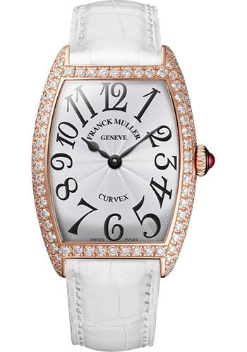 Franck Muller 18K RG Model 1752 QZ D 5N WHITE WHITE APR 57