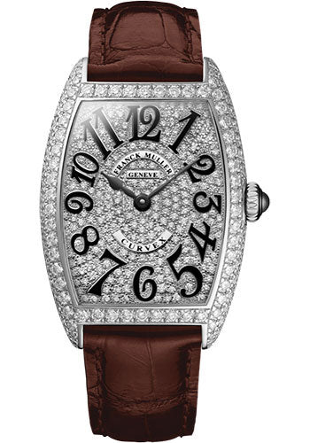 Franck Muller Platinum Model 1752 QZ D CD PT BROWN APR57