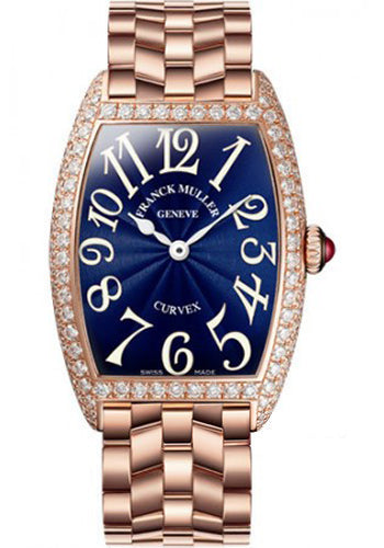 Franck Muller 18K RG Model 7502 QZ D O 5N BLUE APR57