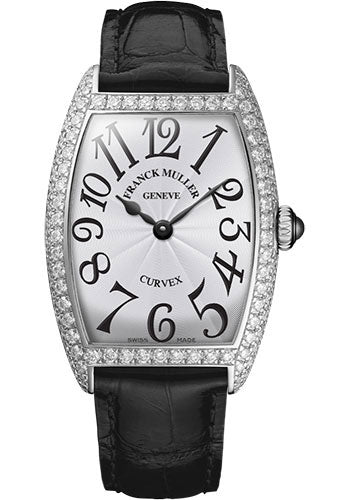 Franck Muller 18K WG Model 1752 QZ D OG WHITE BLACK APR57