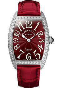 Franck Muller 18K WG Model 1752 QZ D OG RED APR57