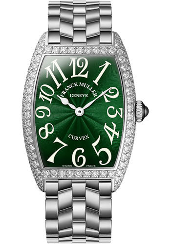 Franck Muller Platinum Model 1752 QZ D O PT GREEN APR57