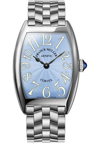 Franck Muller 18K WG Model 1752 QZ O OG PASTEL BLUE APR57