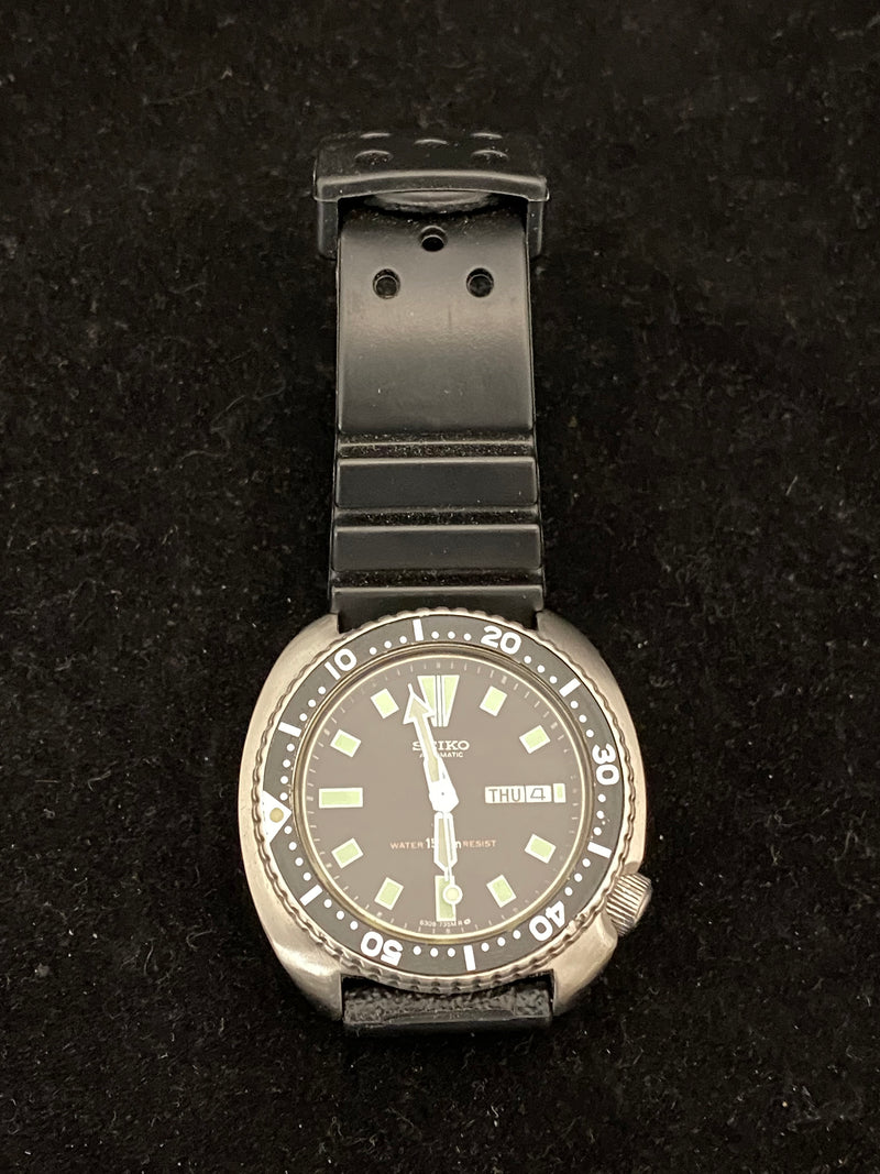 SEIKO Men’s Automatic Diving Watch w/ Serene Black Bezel and Dial - $4K APR Value w/CoA! APR57