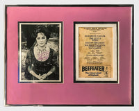 ELIZABETH TAYLOR “The Little Foxes” 1981 Flyer & Signed Portrait - $8K APR Value w/ CoA! + APR 57