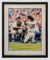 Dual-Signed New York Yankees David Cone and Joe Girardi Fanatics Authentic  16 x 20 Perfect Game Celebration Photograph with PG 7-18-99 Inscription