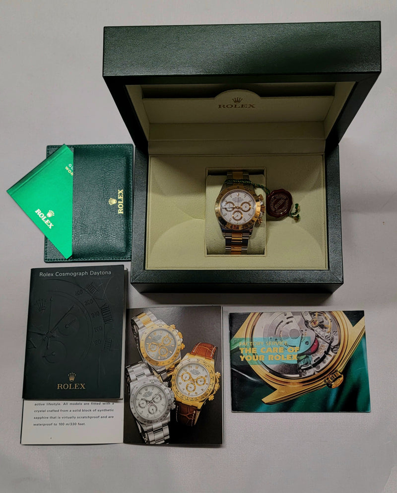 Rolex Men s Brand New Model Daytona Chronograph in 18k YG SS 60k APR w COA