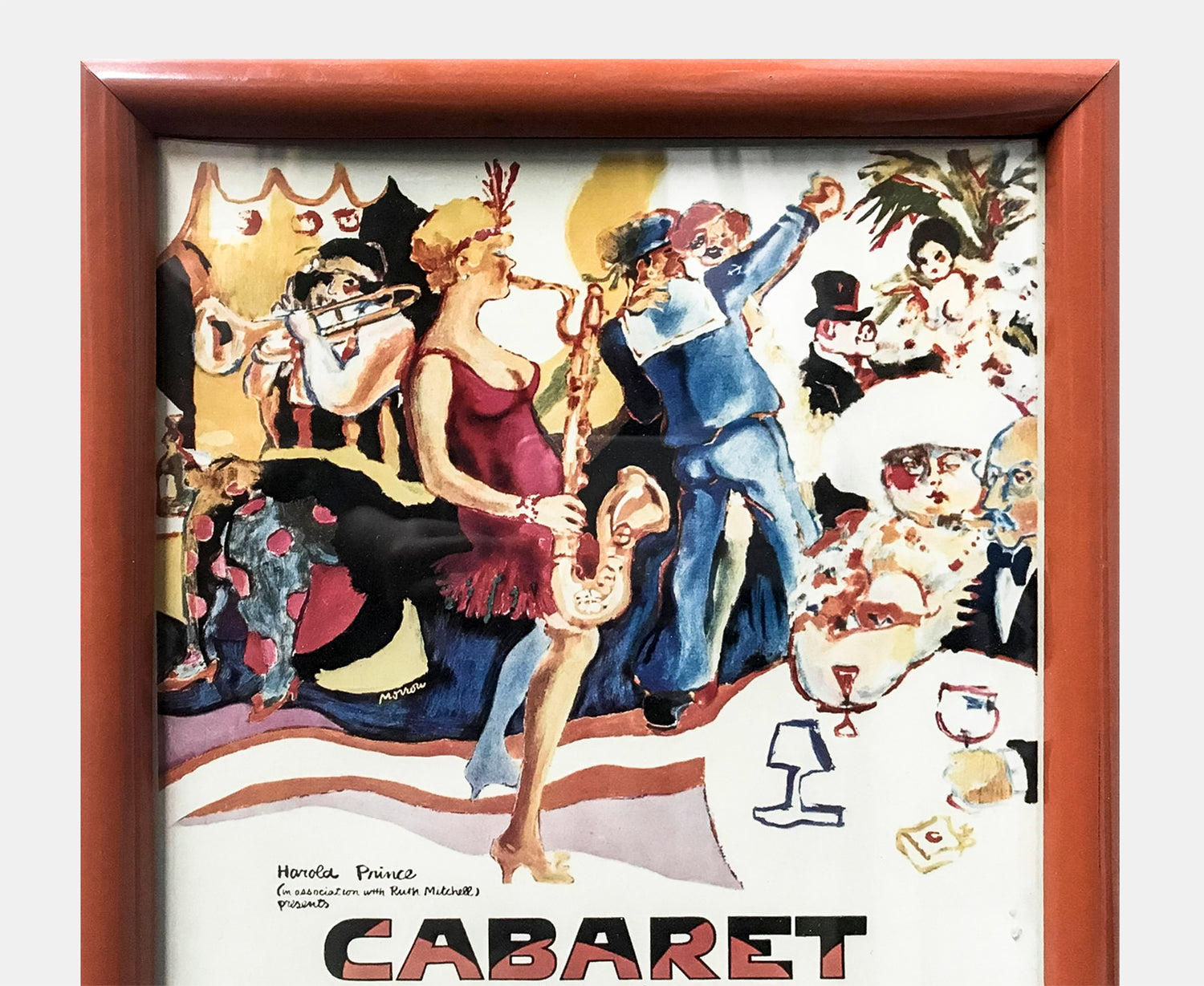 Kander & Ebb, Original Vintage 1966 Cabaret Window Poster