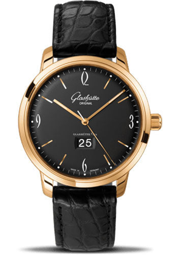 Glashutte 18K Rose Gold 42mm Model 39-47-02-01-04 APR57