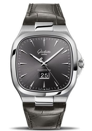 Glashutte Stainless Steel 40mm Model 39-47-12-12-04 APR57