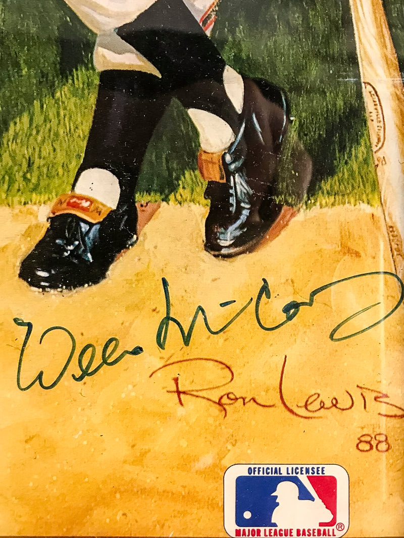 Ron Lewis “500 Homerun Hitters” 1988 Lithograph w/11 Signatures - $20K APR Value w/ CoA! + APR 57