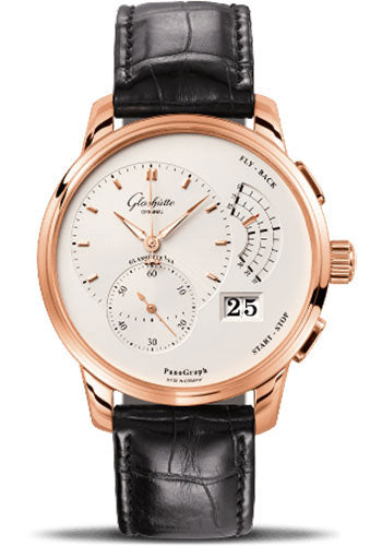 Glashutte 18K Rose Gold 40mm Model 61-03-25-15-04 APR57