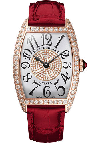 Franck Muller 18K RG Model 7502 QZ D 1P 5N WHITE RED APR57