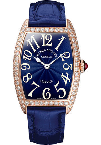 Franck Muller 18K RG Model 7502 QZ D 5N BLUE APR57