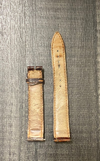 FRANCK MUELLER Brown Padded Crocodile Leather Watch Strap - $700 APR VALUE w/ CoA! ✓ APR 57