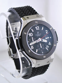 HUBLOT Big Bang Champion de France LTD ED Carbon Fiber Dial Skeleton Back Chronograph in SS & Titanium  - $50K VALUE APR 57