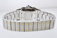 Cartier Santos Galbee #2319 Two-Tone Large Square Wristwatch Automatic in 18K Yellow Gold and Stainless Steel - $8K VALUE APR 57