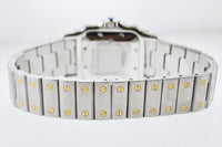 Cartier Santos Galbee #2319 Two-Tone Large Square Wristwatch Automatic in 18K Yellow Gold and Stainless Steel - $8K VALUE APR 57