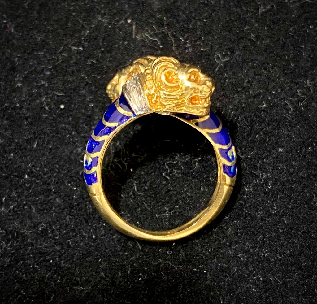 Cartier lion hotsell head ring