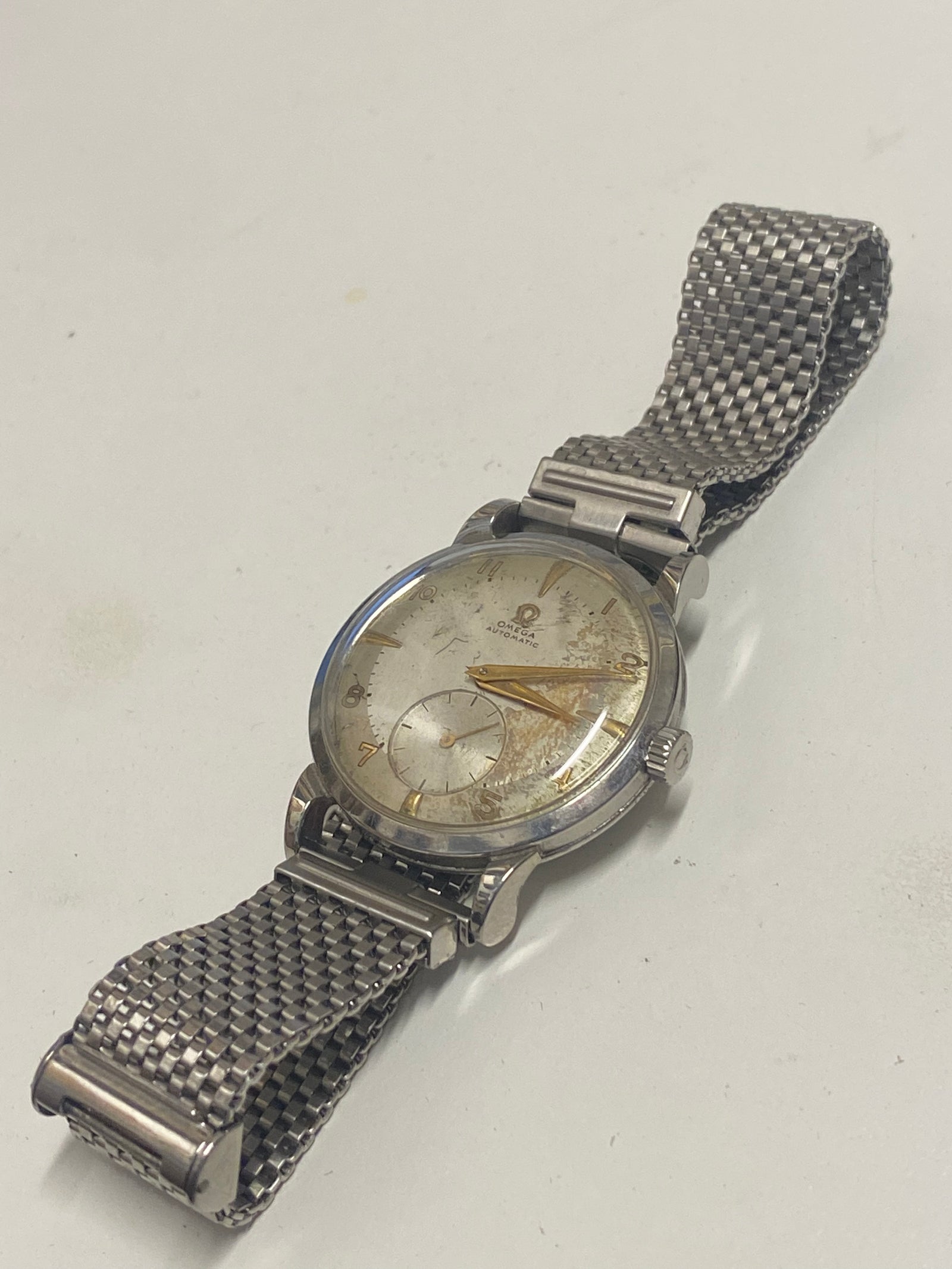 Vintage newest 1940s Stainless Steal Omega Watch