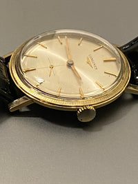 Longines Men Wristwatch Solid Gold C. 1950s Mint Vintage Rare $8K APR& COA!!!!! APR 57