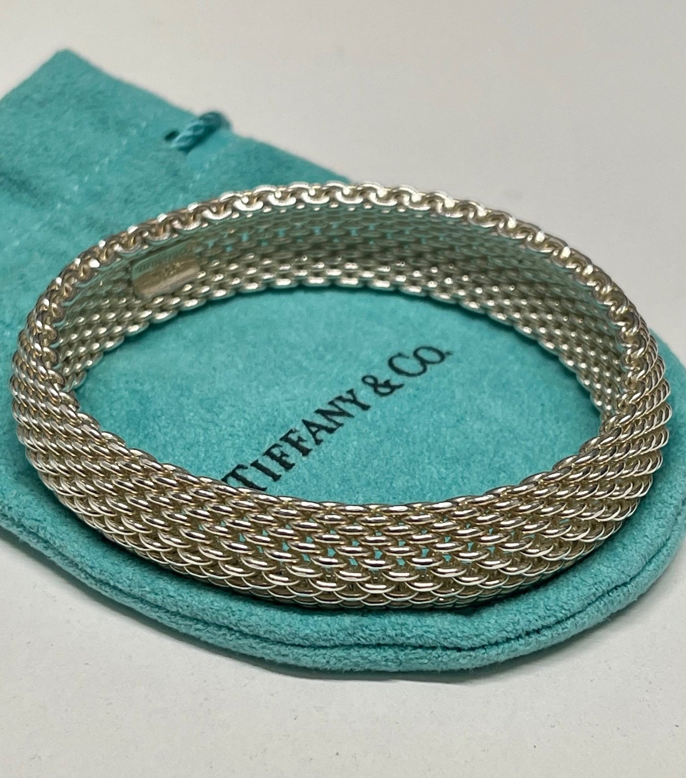 Tiffany mesh bangle hotsell