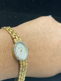 BULOVA Ladies Solid Yellow Gold Wristwatch w/ Diamond Bezel! - $8K APR Value w/ CoA! APR 57