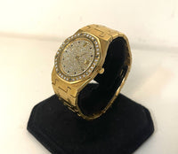 Audemars Piguet Royal Oak 18KYG Watch w/Rare Dmnd&Saphr Dial-$300K APR Value&CoA APR57