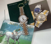 ROLEX Men’s Oyster Perpetual DateJust Two Toned 18K Rose Gold & SS - $35K APR w/CoA!! APR 57