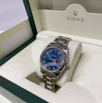 ROLEX MENS XL SS&WG DATEJUST II W/FACTORY SAPHIRE DIAL & DIAMONDS-$30k APR w COA APR57