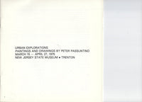 PETER PASSUNTINO Urban Explorations Paintings and Drawings C.1975 - $4K APR APR57