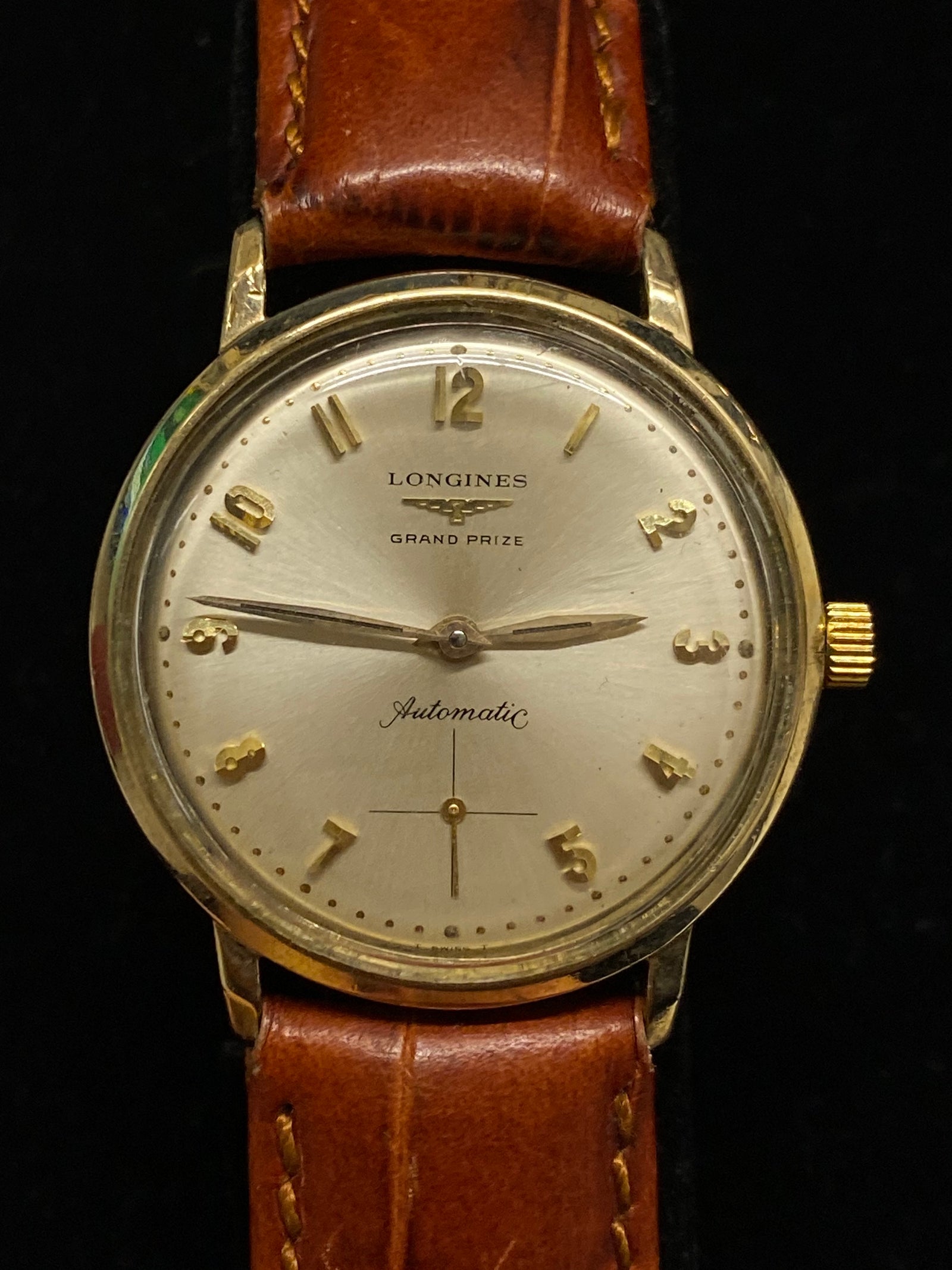 Longines grand prize automatic 10k gold filled store