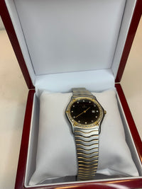 EBEL Sport Classic 18K YG SS Unisex Watch w/ Diamond Bezel/Dial - $10K APR w COA APR57