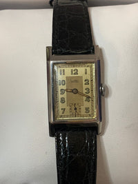 Zentra Art Deco Mans Very Rare Watch 1935s Rare Case Mechanical - $4K APR w COA! APR57